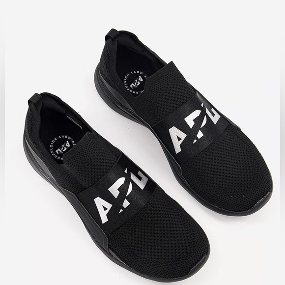 New! APL Women's TechLoom Bliss Sneakers Black White - Picture 1 of 6